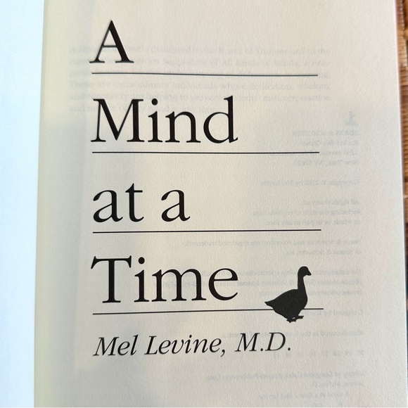 A Mind at a Time by Mel Levine, M.D. - Parenting Book - Picture 2 of 3